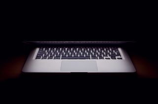 笔记本电脑, 电脑, macbook, 光, 技术, 白, 互联网, 照明