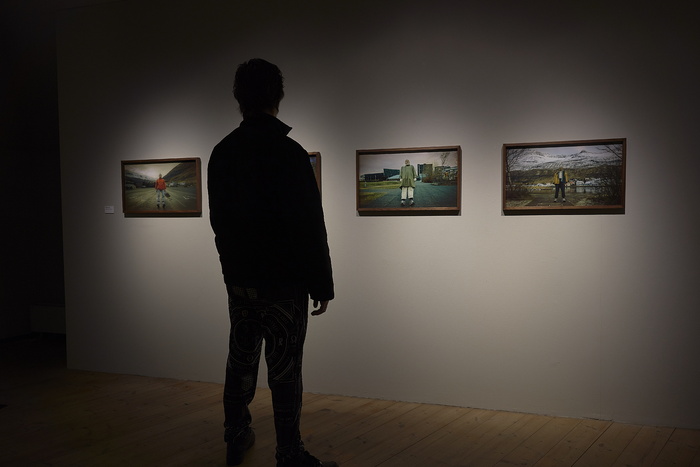 瑞典, 诺尔雪平, 艺术, 展览, 盯着, 0bserve, 站在, 图片框