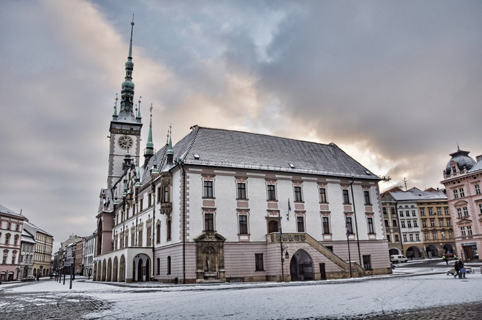 olomouc，市政厅，广场，捷克*，文化遗产，建筑，联合国教科文组织，建筑外观