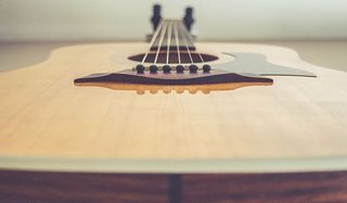 特写照片，棕色，声学，吉他，微距，快照，摄影，无畏