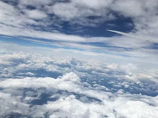 自然，户外，天空，蔚蓝的天空，云，风景，风景，球体