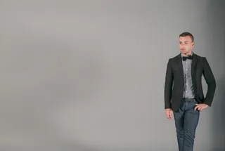 男士、黑色、西装夹克、连衣裙裤、造型、照片、人物、时尚