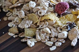 穆斯利，食品，Lec，早餐，水果，食用，健康，谷物