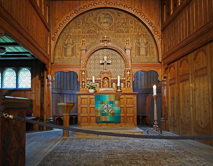 木板教堂, 避难所, 木材建筑, 巧妙地, 镶嵌, 戈斯拉尔-哈嫩克利, 下萨克森, 树脂