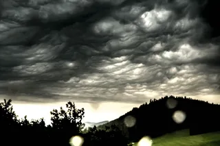 云，山，雷雨，风暴，景观，自然，天空云，夏天