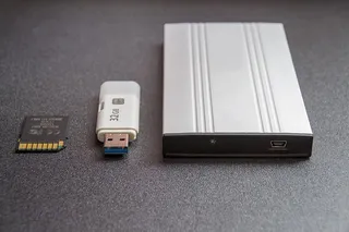 技术、小工具、便携设备、内存、银行、sd、卡、usb