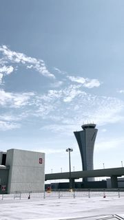 美国, Sfo 国际航站楼, 停车场, 天空, 云, 机场, 清洁, 后现代