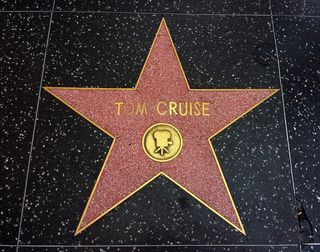 walk，fame star，Tom Cruise，演员，黄金，明星，黄金，装饰