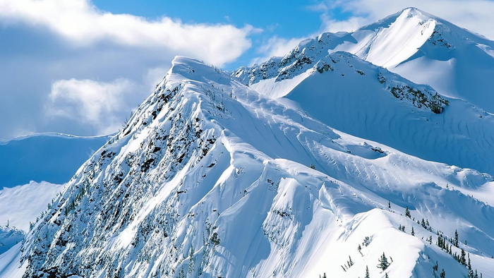 莫，恩，塔，雪，冬天，寒冷的温度，山，白色