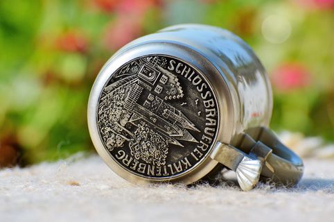 啤酒杯，克鲁格，啤酒杯，烧杯，陶瓷，啤酒，马克杯，巴伐利亚