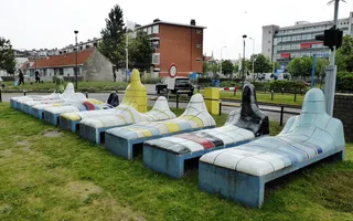 艺术品，床，医院，病人，护理，病人，卧床不起，监护