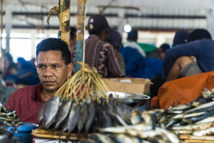 印度尼西亚，纳闽巴乔，当地市场，肖像，人物，街道，供应商，市场
