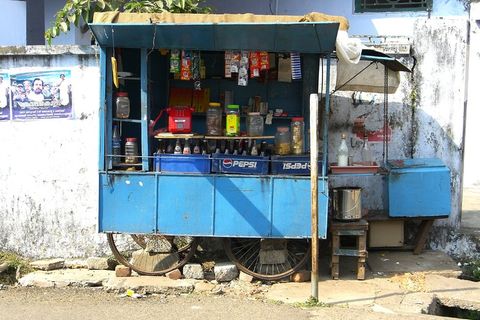 印度，商店，小型下载，购物，白天，无人，建筑，户外