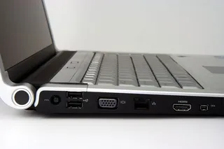关闭，黑色，笔记本电脑，usb，hdmi，vga，1394，lan
