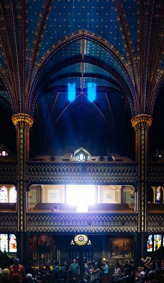 加拿大、蒙特利尔、蒙特利尔圣母大教堂、大教堂、室内、教堂、建筑、阳光