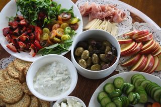 熟的，食物，食用，餐桌，开胃菜，夏天，有机，五颜六色