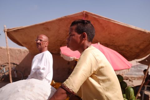 肖像，男孩，男人，市场，人，人，移动，传统