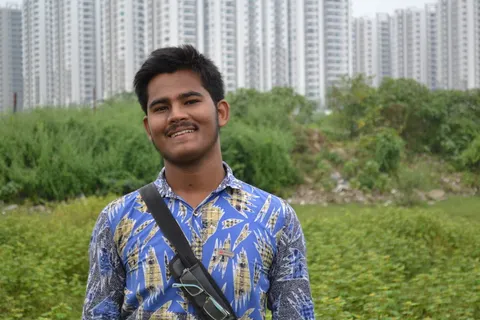 老板，是，背，一个人，微笑，前视，肖像，建筑