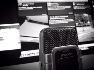 灰度摄影电容话筒