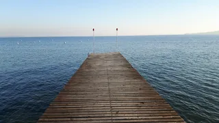 巴登河、加尔达湖、一月、水、海、地平线、天空、大自然之美