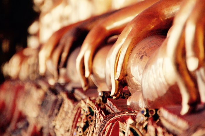 曼谷、佛陀、黄金、冥想、佛教、泰国、亚洲、寺庙