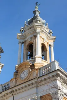 建筑，天空，旅游，大城市，老，都灵，建筑结构，低视角