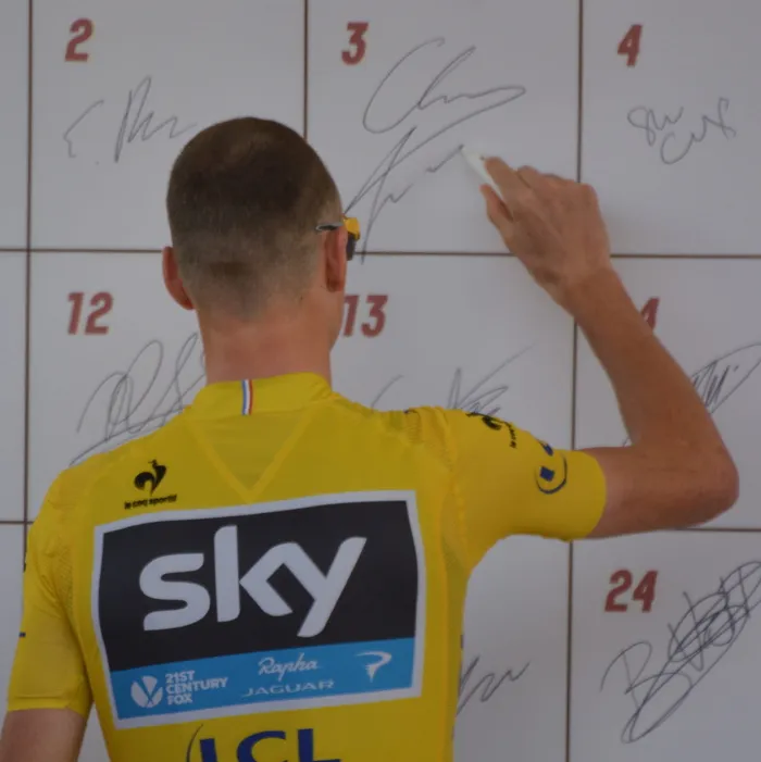 Chris Froome，冠军，黄色球衣，名人，自行车手，职业公路自行车选手，男人，人