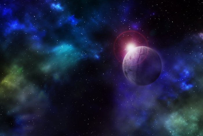 太空，恒星，行星，太阳，日出，宇宙，宇宙，星空