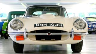 照片，白色，nnh 103 h汽车，103h，汽车，捷豹，e型，汽车