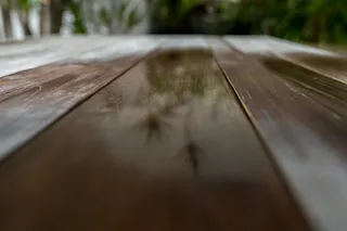 抽象、纹理、表面、平静、反射、边缘、背景、木材