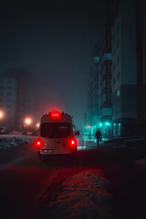 站在汽车旁边的人