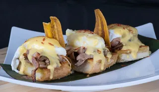 鸡蛋、猪肉、火腿、古巴菜、食物、肉、膳食、午餐