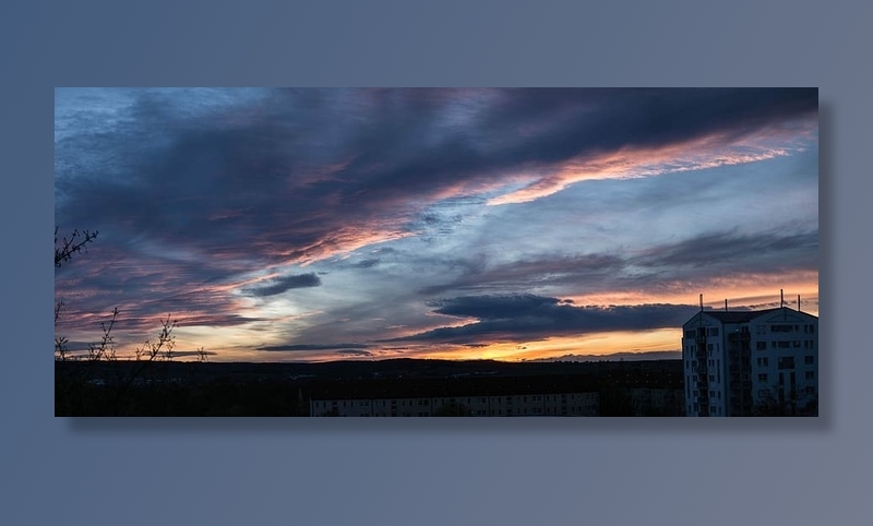 黄昏，云朵，日落，夜空，天空，戏剧性的天空，云天，自然之美