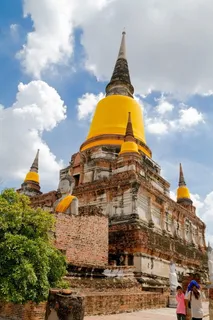 wat yai chai mongkhon，measure，大城府，泰国，小姐，佛教，功德，信仰