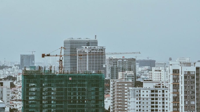 航空、摄影、城市建筑、白天、高层、高层、建筑、照片