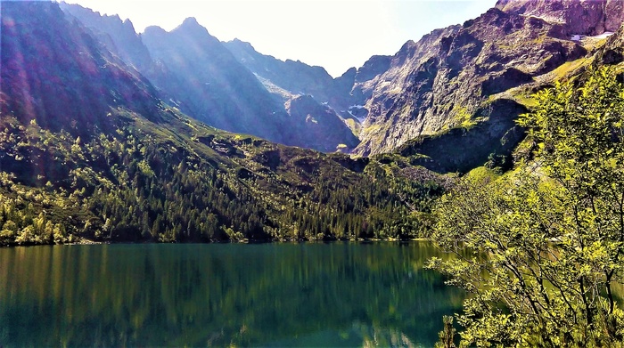 埋藏，自然，波兰塔特拉斯，山，自然之美，水，风景-自然，山脉