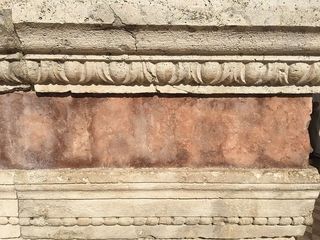 墙，考古学，专栏，服装，服装，大教堂，斯波莱托大教堂，华丽