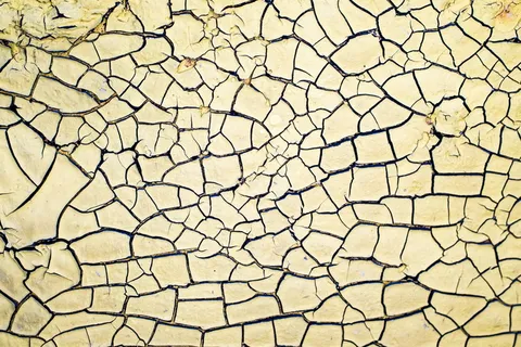 土壤，白天，裂缝，裂缝，旧油漆，裂缝，背景，图案