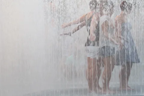 夏季、喷泉、水景、潮湿、瀑布、水、飞溅、水 夏季、喷泉、水景、潮湿、瀑布、水、飞溅、水