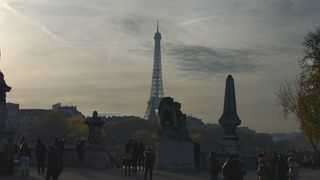 法国、巴黎、协和桥、埃菲尔铁塔、建筑、建筑结构、天空、人群