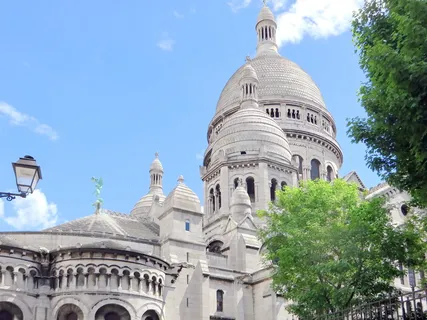 巴黎、蒙马特、巴西利卡、圣心、圆顶、纪念碑、历史、宗教