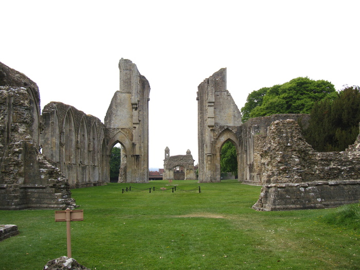 风景照片，遗址，英格兰，大不列颠，格拉斯顿伯里修道院，老，历史，地标