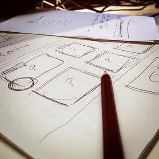 近景、快照、栗色、铅笔、白色、纸张、树叶、涂鸦