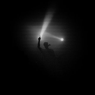 音乐，音乐会，黑暗，黑暗，声音，音符，音符，歌手