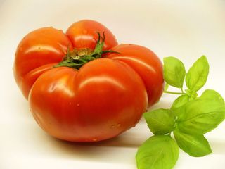 食物，健康，蔬菜，祝福你，新鲜，番茄，罗勒，caprese