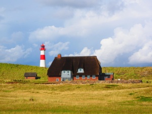 棕色、house、lighthouse、sylt、肘部、红白条纹、list ost、lighthouse list ost