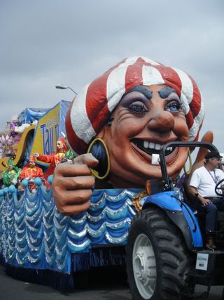 新奥尔良、狂欢节、花车、节日、装饰、肖像、休闲活动、真人秀