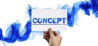 概念标识、概念、手、颗粒、烟雾、波浪、演示、营销