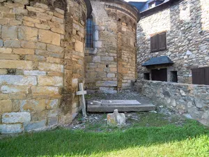 墓地、中世纪、罗马式、教堂、建筑结构、建筑、建筑外观、建筑
