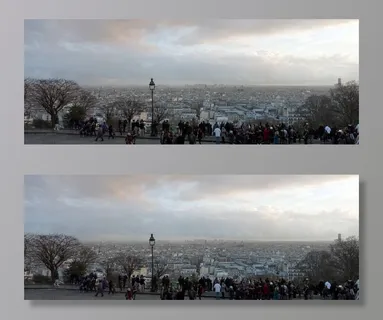蒙马特，巴黎，视点，概述，云，全景，远景，abendstimmung